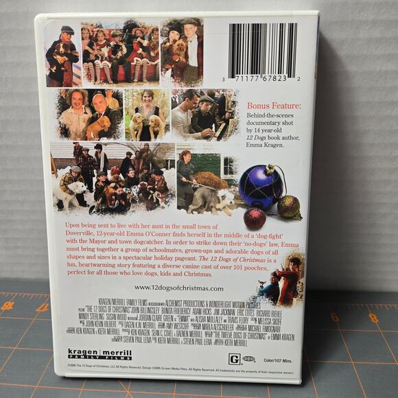 The 12 Dogs of Christmas DVD pre-owned Kragen/Merrill Family Films - Picture 2 of 8